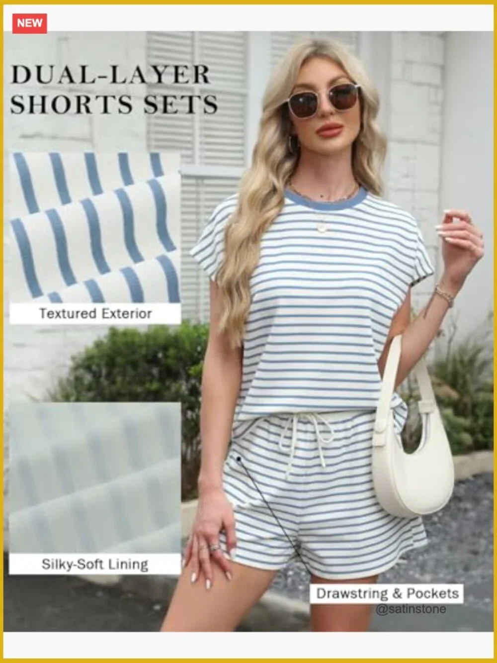 2 Piece Shorts Set Matching Lounge Set Women Summer Outfits Travel Vacation